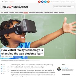 How virtual reality technology is changing the way students learn