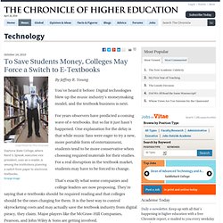 The End of the Textbook as We Know It - Technology
