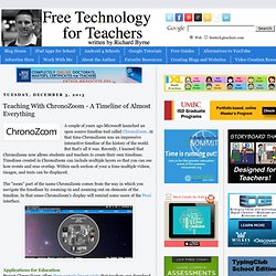 Teaching With ChronoZoom - A Timeline of Almost Everything