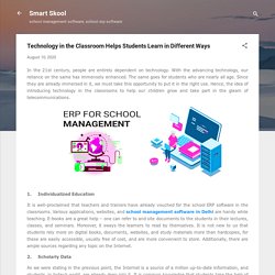 Technology in the Classroom Helps Students Learn in Different Ways