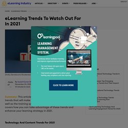 Technology And Content Trends For 2021