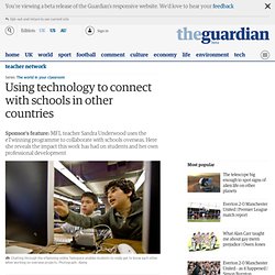 Using technology to connect with schools in other countries