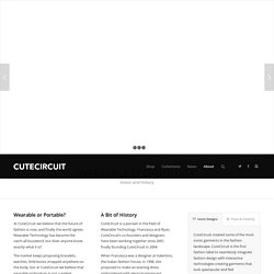 Wearable Technology – CUTECIRCUIT