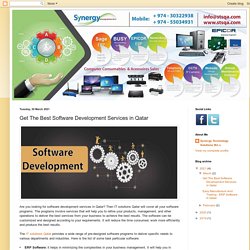 Synergy Technology Solutions: Get The Best Software Development Services in Qatar