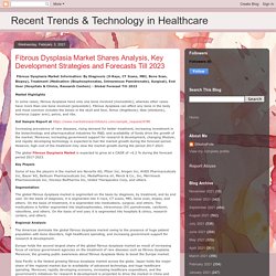 Recent Trends & Technology in Healthcare: Fibrous Dysplasia Market Shares Analysis, Key Development Strategies and Forecasts Till 2023