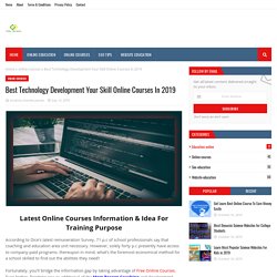 Best Technology Development Your Skill Online Courses In 2019