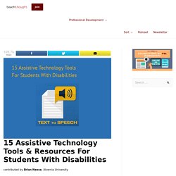15 Assistive Technology Tools For Students With Disabilities