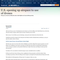 U.S. opening up airspace to use of drones - Technology & science - Science - DiscoveryNews.com