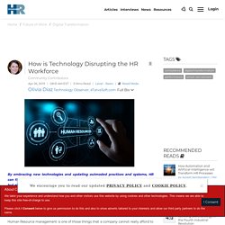 How is Technology Disrupting the HR Workforce