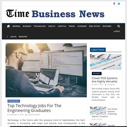 Top Technology Jobs For The Engineering Graduates