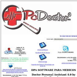 PC DOCTOR - SOFTWARE PARA MEDICOS