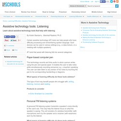 Listening - Assistive Technology