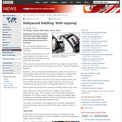 Hollywood battling &#039;DVD copying&#039;