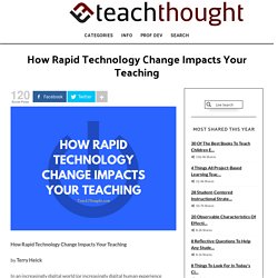 5 Ways Rapid Technology Change Impacts Education
