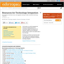 Resources for Technology Integration