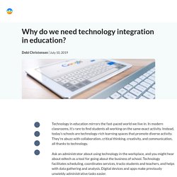 Why do we need technology integration in education? - Classcraft Blog - Resource hub for schools and districts