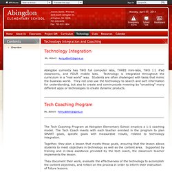 Tech Coaching / Overview