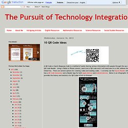 10 QR Code Ideas