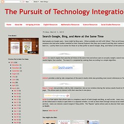 Search Google, Bing, and More at the Same Time