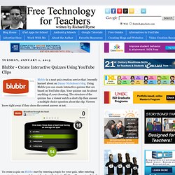 Blubbr - Create Interactive Quizzes Using YouTube Clips