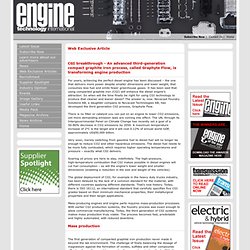 Web Exclusive Articles : Engine Technology International