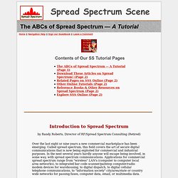 ABCs of Spread Spectrum - A Technology Introduction and Tutorial