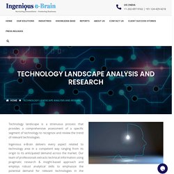 WHY THE TECHNOLOGY LANDSCAPE IS IMPORTANT?