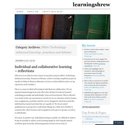 H800 Technology-enhanced learning: practices and debates