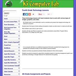 Fourth Grade Technology Lessons - K-5 Computer Lab