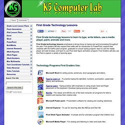 Technology Lesson Plans by Grade
