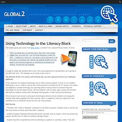 Using Technology in the Literacy Block