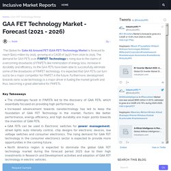 GAA FET Technology Market - Forecast (2021 - 2026)