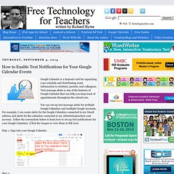 How to Enable Text Notifications for Your Google Calendar Events