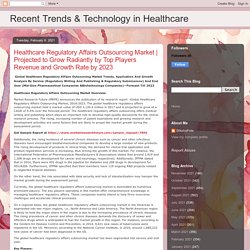 Recent Trends & Technology in Healthcare: Healthcare Regulatory Affairs Outsourcing Market