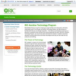 RIC: Assistive Technology - Rehabilitation Institute of Chicago