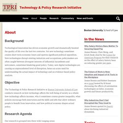 Technology & Policy Research Initiative