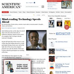 Mind-reading Technology Speeds Ahead