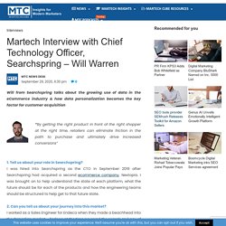 Martech Interview with Chief Technology Officer, Searchspring - Will Warren