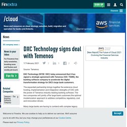 DXC Technology signs deal with Temenos