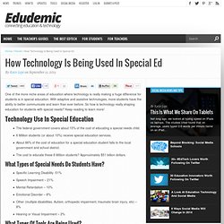 How Technology Is Being Used In Special Ed