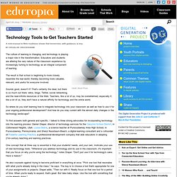 Technology Tools to Get Teachers Started