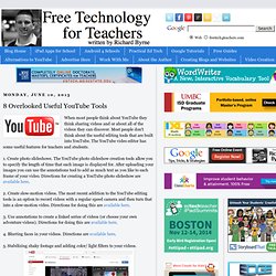 8 Overlooked Useful YouTube Tools