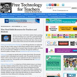 Nine Neat NASA Resources for Teachers and Students