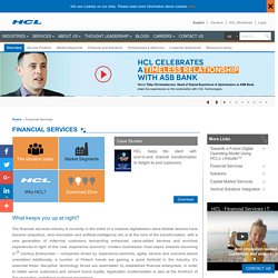 Get Best Financial Services by HCL Technologies