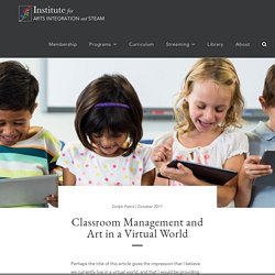 Technology in the Classroom and the Arts
