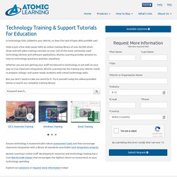 Online Technology Training Video Tutorials for Schools - Atomic Learning