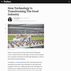 How Technology Is Transforming The Food Industry