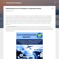 Market Research on 5G Technology in Transportation Industry