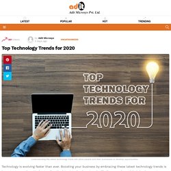 Top Technology Trends for 2020 - AditMicrosys