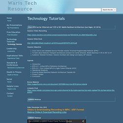 Technology Tutorials - Waris Tech Resource